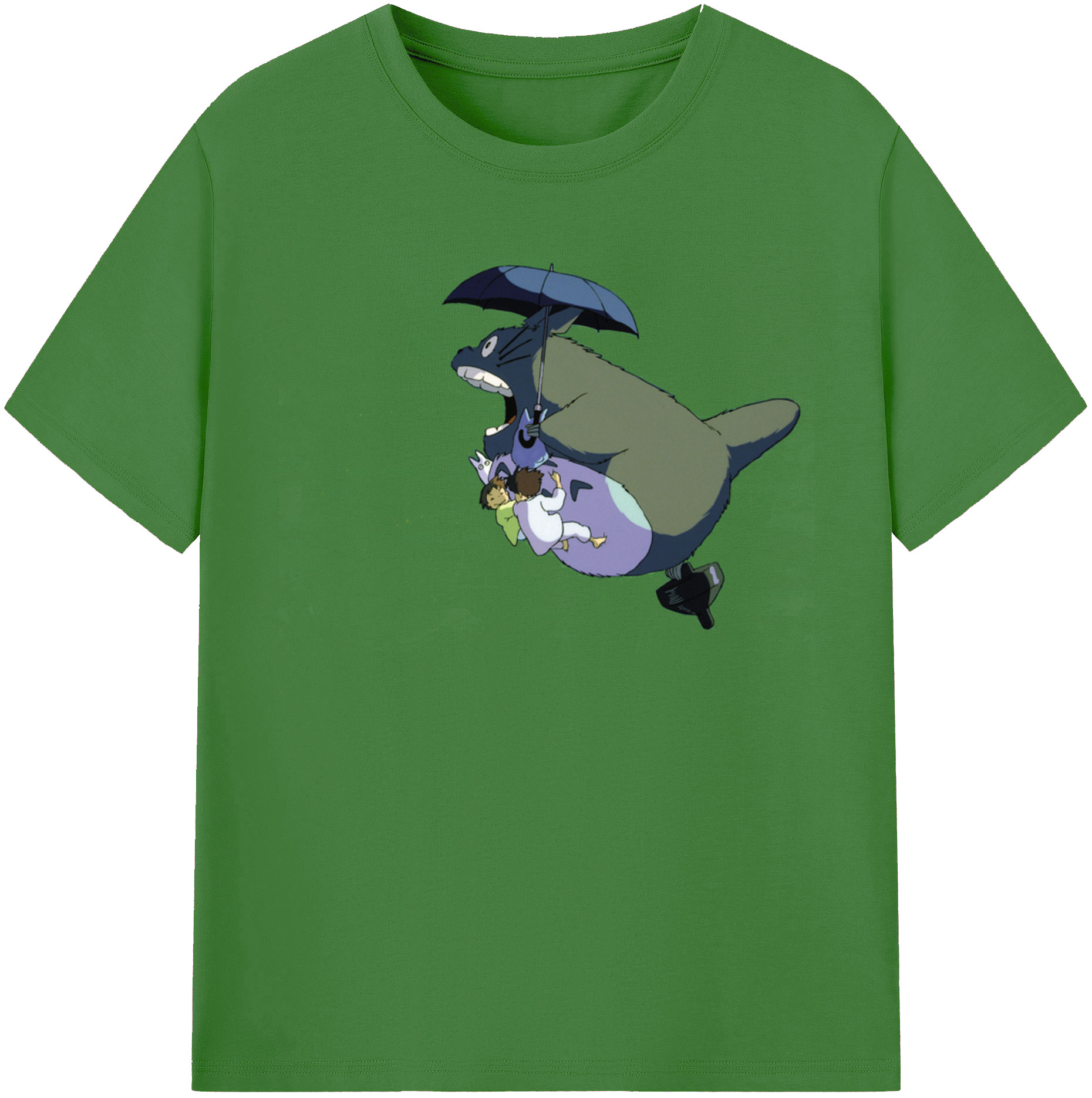 （画像用） となりのトトロ 草壁メイ 草壁サツキ My Neighbor Totoro Satsuki Kusakabe Mei Kusakabe レディースカジュアルプリントTシャツ（綿100％）